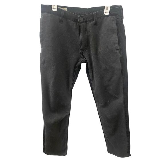 Levi’s Strauss Gray Fleece Front Athletic Taper Black Jeans Size 32 x 32 - Picture 1 of 6